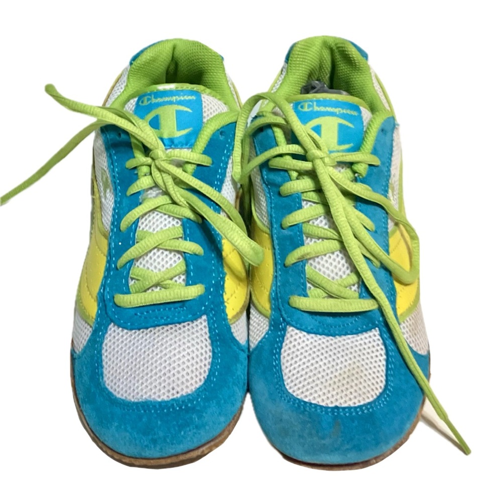 Champion Women’s Vibrant Blue and Lime Sneakers